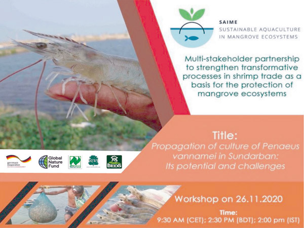 Webinar on “Propagation of culture of Penaeus vennamei in Sundarban: its potential and challenges”